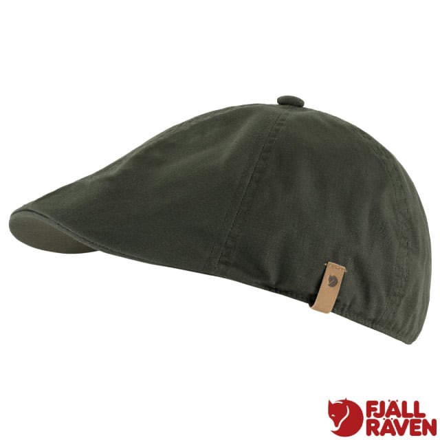 【Fjallraven 小狐狸】Övik Flat Cap G1000 防曬透氣狩獵帽/78151-662 深森綠✿80D024